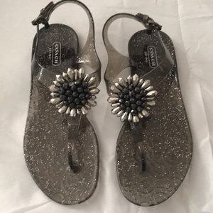 Coach jelly sandals